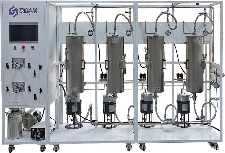 Multi-channel fixed bed